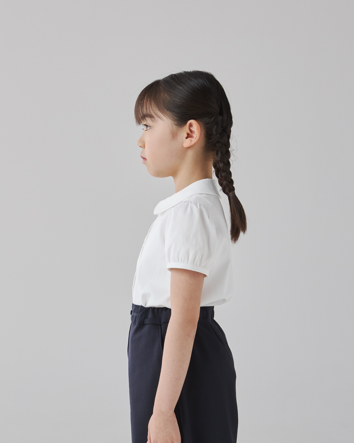 半袖ブラウス（ピケ）